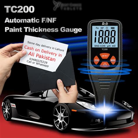 Car Paint Check Meter - R&D TC200 Coating Thickness 0.1 micron/0-1500