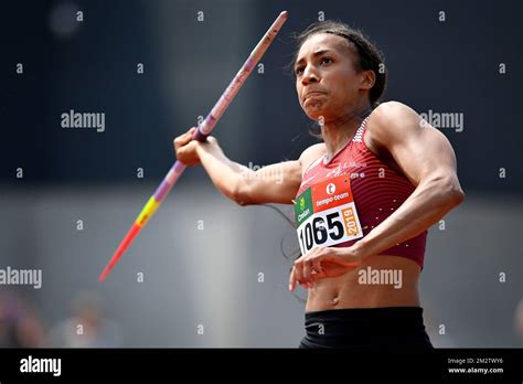 Belgian Athlete Nafissatou Nafi Thiam Pictured In Action During The