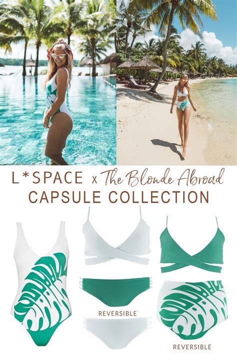 L SPACE X The Blonde Abroad Bikini Capsule Collection The Blonde Abroad