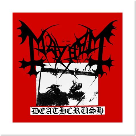 Mayhem Deathcrush | Black Metal Wall And Art Print | Anfang