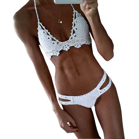 Gi Forever Sexy Shell Bikini Swimwear Women New Low Waist Hollow