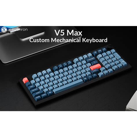 Keychron V Max Hot Swappable RGB Wireless Custom Mechanical Keyboard Shopee Malaysia