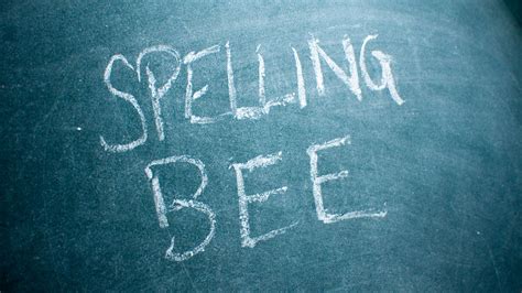 Spelling Bee on a chalkboard – Energeticcity.ca