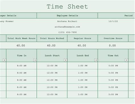 10 Free Project Time Tracking Templates For Time Management