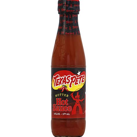 Texas Pete Hot Sauce Hotter Medium Oz Hot Sauce Foodtown
