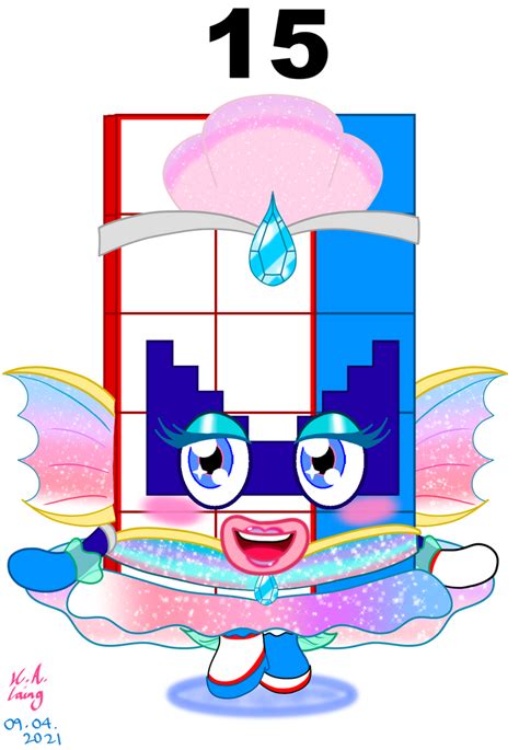 Numberblocks Magical Girl Fifteen By Pinkstareevee16 On Deviantart