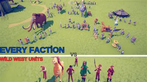 Wİld West Unİts Vs Every Factİonstotally Accurate Battle Simulator