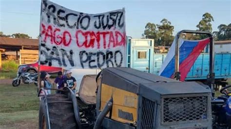 Tractorazo En Misiones Productores Autoconvocados Exigieron La