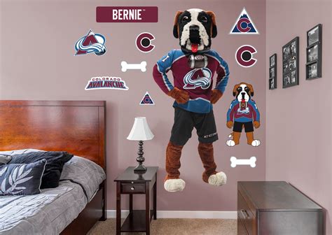 Colorado Avalanche: Bernie Mascot - Officially Licensed NHL Removable ...