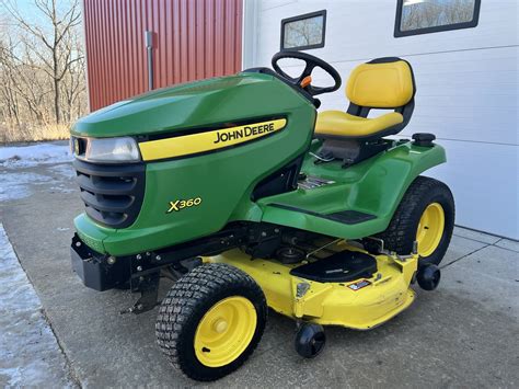 2012 John Deere X360 Tractor 48 Deck 448 Hours 4500 — Cb Lawn Equipment