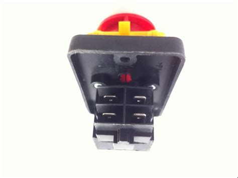 KJD22 6Pins Electromagnetic Switch ON-OFF Emergency Stop, 46% OFF