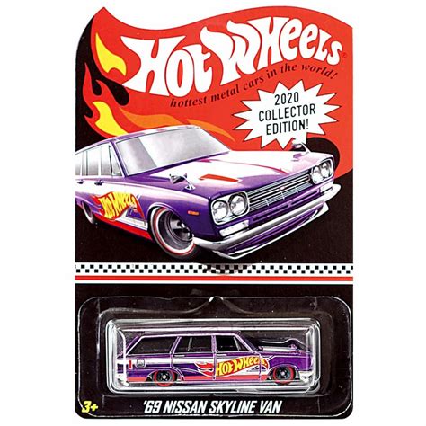 Jual Hot Wheels 69 Nissan Skyline Van 2020 Collector Edition Mail In RLC Shopee Indonesia