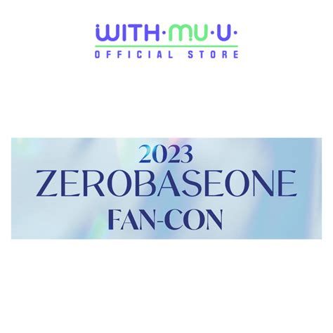 Zerobaseone Zb Fan Con Official Md Shopee Philippines