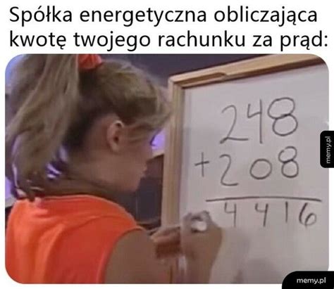 Rachunek za prąd Memy pl