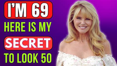 Christie Brinkley 69 Years Old Share Her Age Defying Secrets Skincare