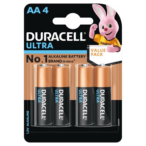 Duracell Ultra Alkaline AA4 Battery