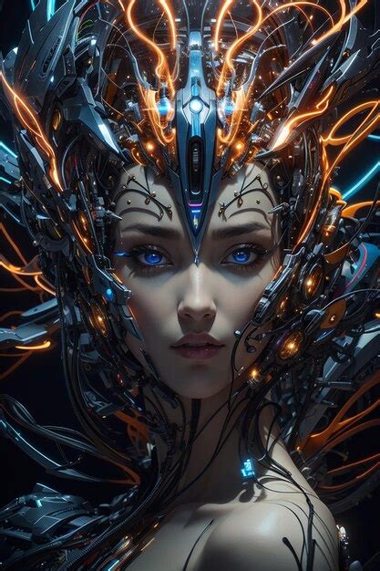Premium AI Image | Neuro-Enhanced Artist Superhuman Redefining Creative ...