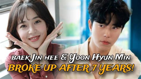 Breaking News Baek Jin Hee And Yoon Hyun Min Broke Up After 7 Years Of