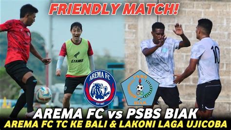 Arema Fc Vs Psbs Biak Jadwal Ujicoba Singo Edan Arema Tc Ke Bali