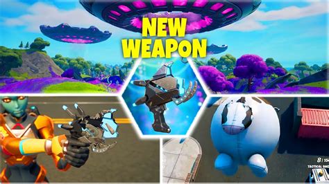 New Weapon Plasma Cannon And Inflate A Bull Fortnite Todays Update