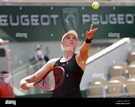 Paris, France, June 8, 2021 Elena Rybakina of Kazakhstan during day 10 ...