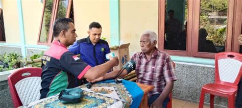 Polres Flotim Laksanakan Giat Bhakti Kesehatan Bhakti Sosial Dan