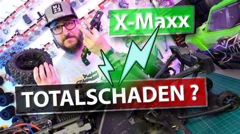 Traxxas X-Maxx: Totalschaden? Schadensaufnahme des Highspeed Crashs ...