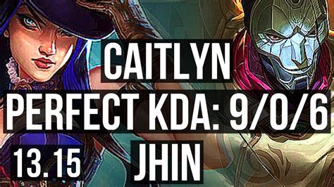 CAITLYN Lux Vs JHIN Pyke ADC 9 0 6 700 Games Legendary 1 2M