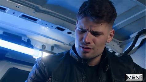 Bearded Officer Olivier Robert Lets Malik Delgaty Pound His Eager Ass Give Him A Facial Men