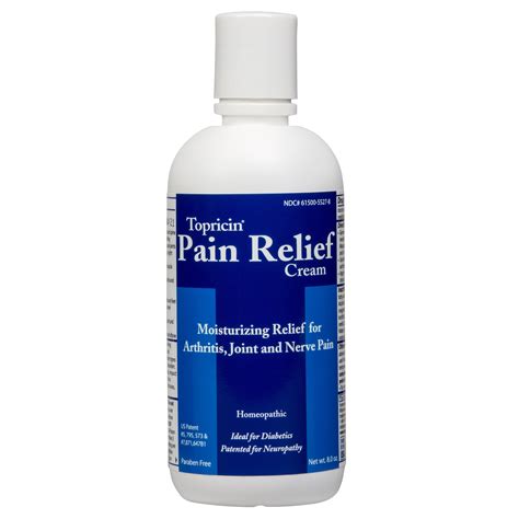 Pain Relief Cream 8oz Bottle