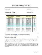 BHMH 2002 AA Q Including Cover V4w Pdf HONG KONG COMMUNITY COLLEGE