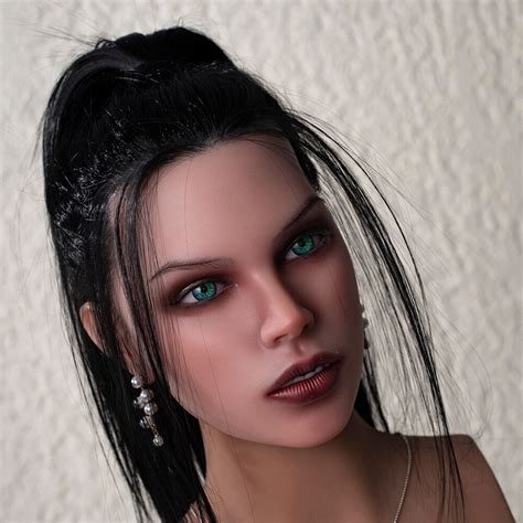 Real Oral Sex Doll Head Movable Jaw Silicone Implanted Hair Masturbator