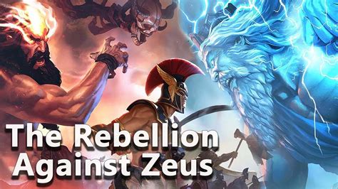 The Rebellion Against Zeus Civil War In Olympus Greek Mythology