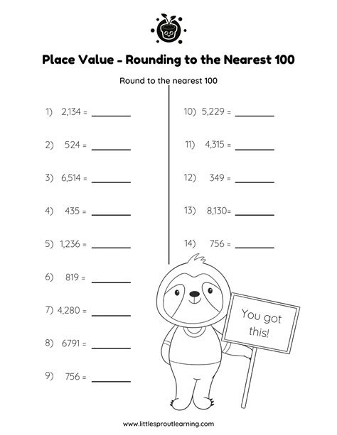 Best Grade 4 Place Values Worksheets Little Sprout Art