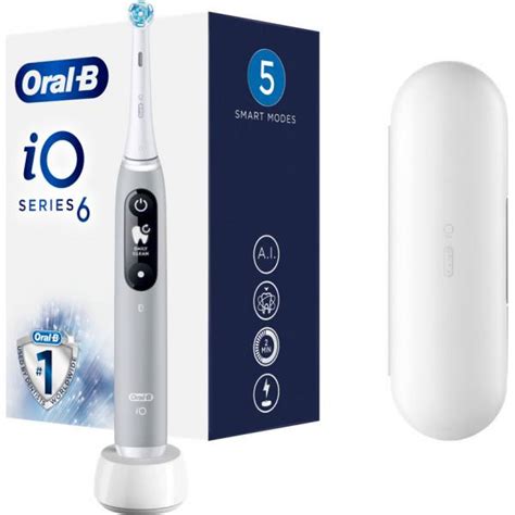 Oral B Io Series 6 Electric Toothbrush With Gray Pressure Sensor