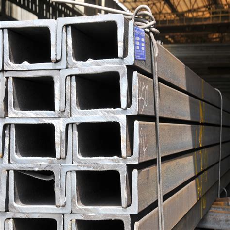 Hot Rolled Inch Mild Steel Channel Beam U Shape C Channel Steel Galvanized Carbon Material