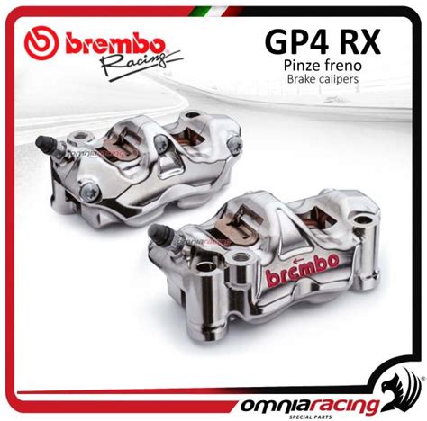 Brembo Racing Cnc Gp4 Rx Gp4rx P4 32 108mm Radial Calipers Sx Dx With