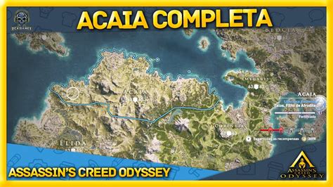 Assassin S Creed Odyssey AcÁia Completa 100 Todos BaÚs E Segredos Youtube