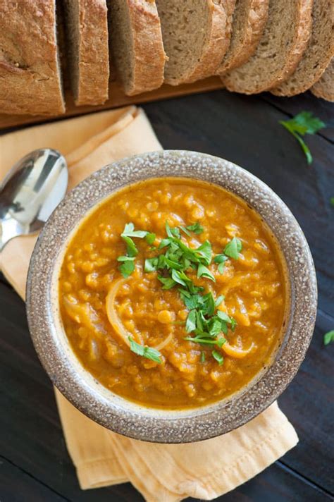 Pumpkin And Red Lentil Soup