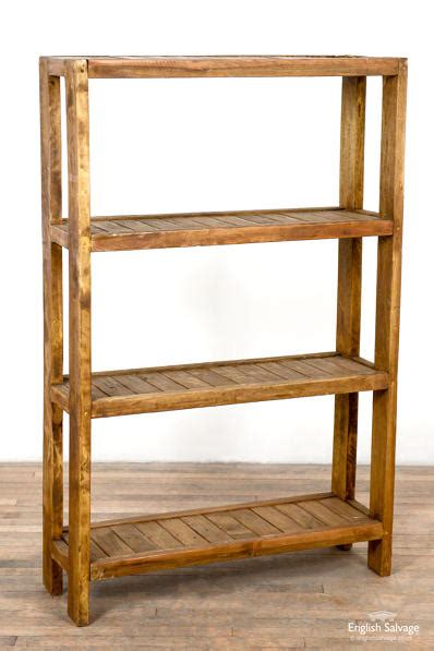 Free Standing Recycled Wood Shelving Unit