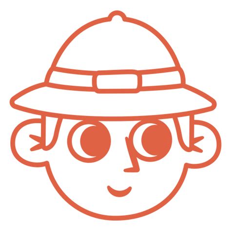 Diseño Png Y Svg De Un Hombre Se Embarcó En Un Viaje De Safari Para