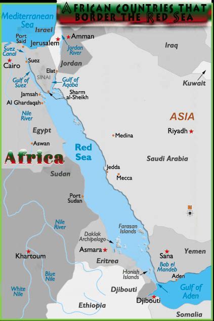 Which African Countries Border The Red Sea Artofit