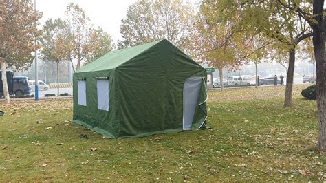 Steady Outdoor Camping Tent / Canvas Army Tent With 80km / H Wind Load