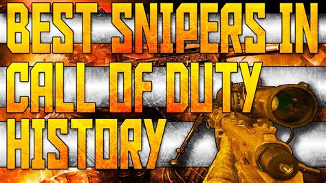 Best Snipers In COD History Intervention YouTube