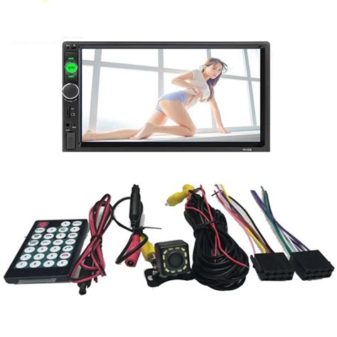 Магнитола 2DIN 7010 , автомагнитола 7 дюймов USB/AUX/MP5 с камерой ...