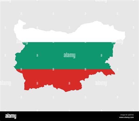 Bulgaria Map Flag Map Of Bulgaria With The Bulgarian Country Flag