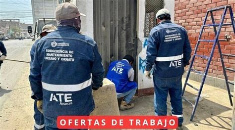 Municipalidad De Ate Tiene Disponibles 430 Puestos De Trabajo Cas En Las áreas De Seguridad Y