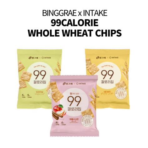 binggrae  intake  calorie  wheat chips protein fiber