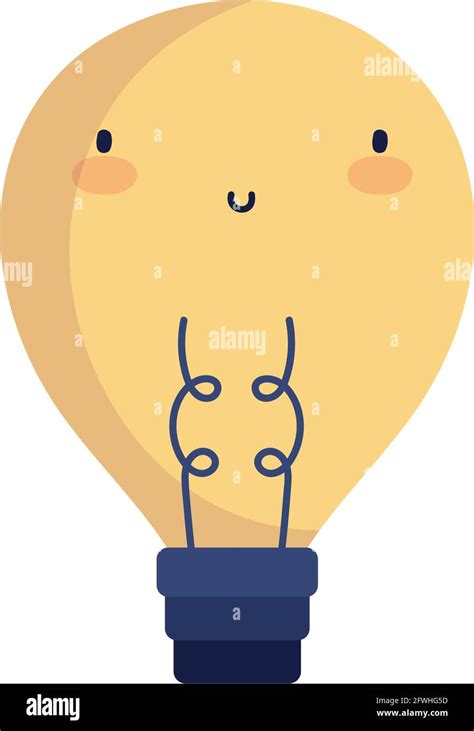 cute bulb cartoon stock vector image art alamy
