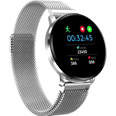 Reducere Smartwatch Si Bratara Fitness Full Screen Bratara Metalica